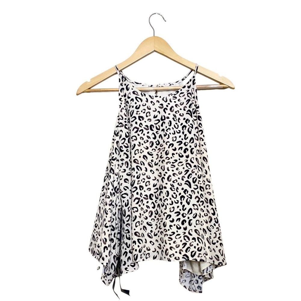 11 Honore Womens Leopard‎ Print Halter Tank Top Plus Size 24 Animal Print Flowy